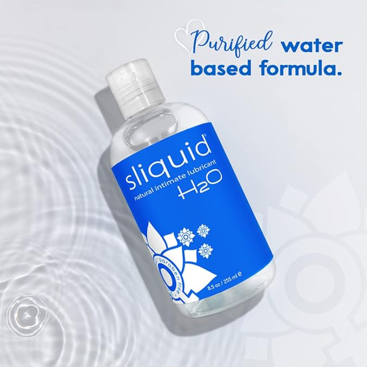 Sliquid - Naturals H2O Intimate Water Based Lubricant Glycerine And Paraben Free 125ml