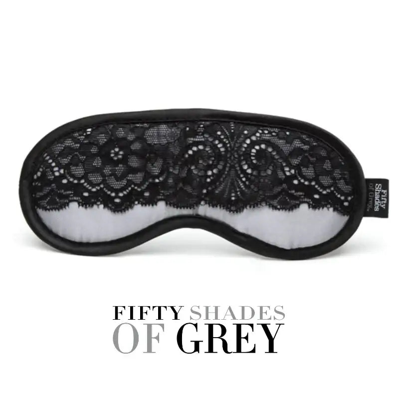 Fifty Shades Of Grey Play Nice Satin & Lace Blindfold soft satin and lace comfortable fit Singapore