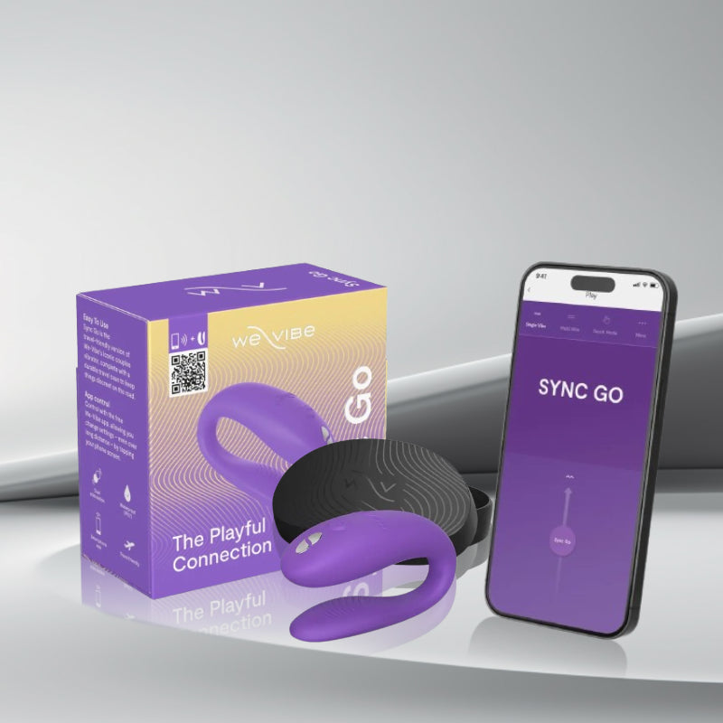 We-Vibe Sync GO - Light Purple, App Enabled, Adult Couples Sex Toy Vibrators