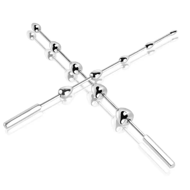 Beaded Euphoria - Stainless Steel Urethral Sounding Rod - Frisky Business Adult Sex Toys Shop