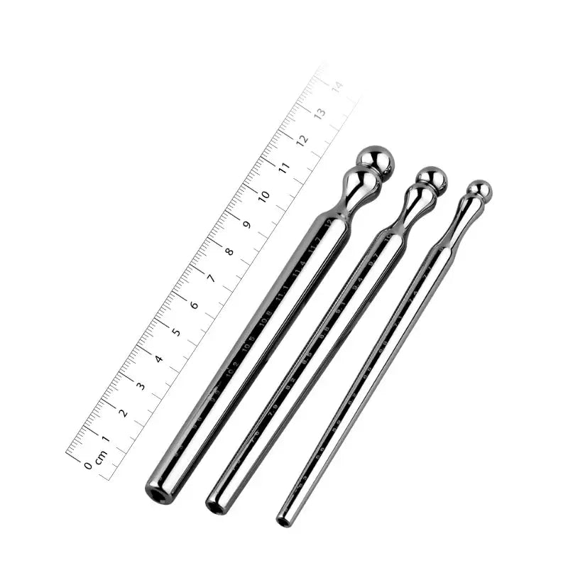 Pleasure Probe - Stainless Steel Urethral Sounding Rod - Frisky Business Adult Sex Toys Shop