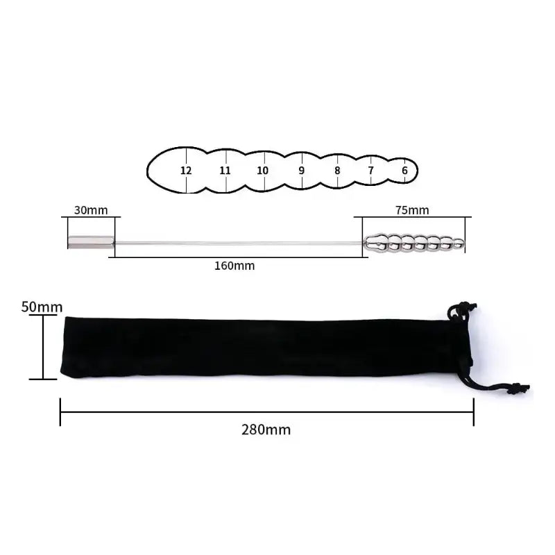 Twin Thrill - Stainless Steel Dual-ended Urethral Soundings - Frisky Business Adult Sex Toys Shop