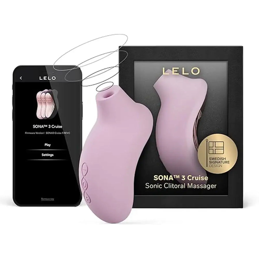 LELO Sona 3 Cruise Pink sonic clitoral massager with advanced Cruise control and ergonomic design for precise stimulation Singapore