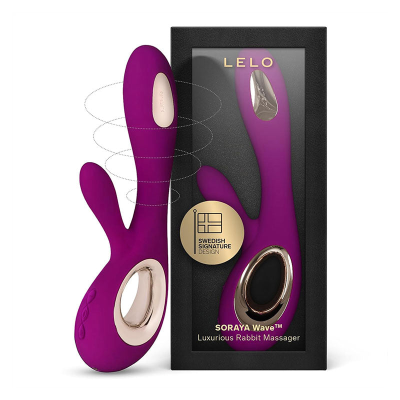 LELO - Soraya Wave™ - Deep Rose, "Come-Hither" Tip