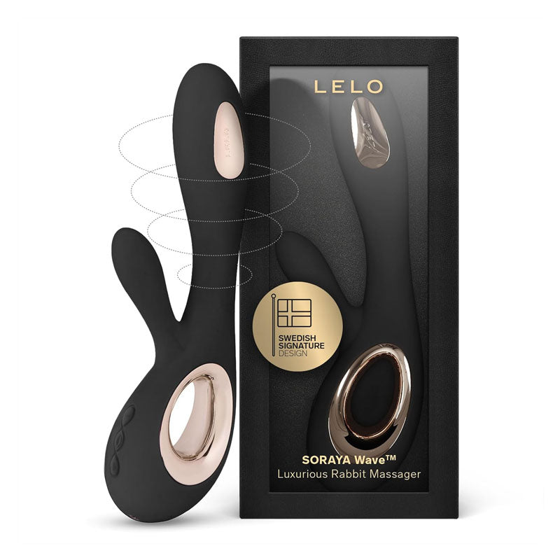 LELO - Soraya Wave™ - Black, "Come-Hither" Tip