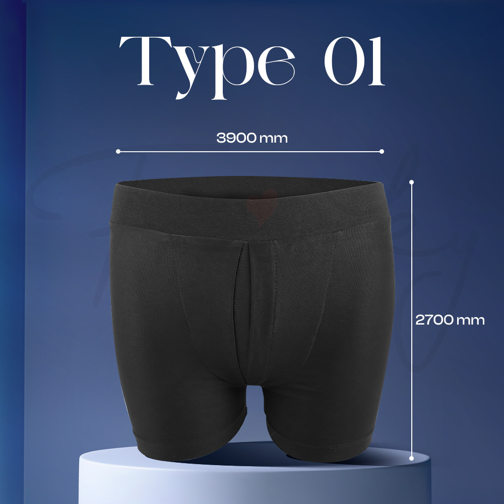 Alternate view of Type 01 shorts emphasizing stretch fit and coverage