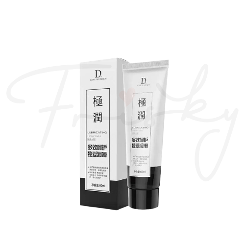 Duai lubricant lube with Japanese-style branding on a plain white background