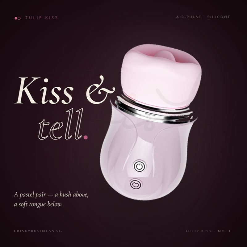 Tulip Kiss Suction & Tongue Vibe with App Control
