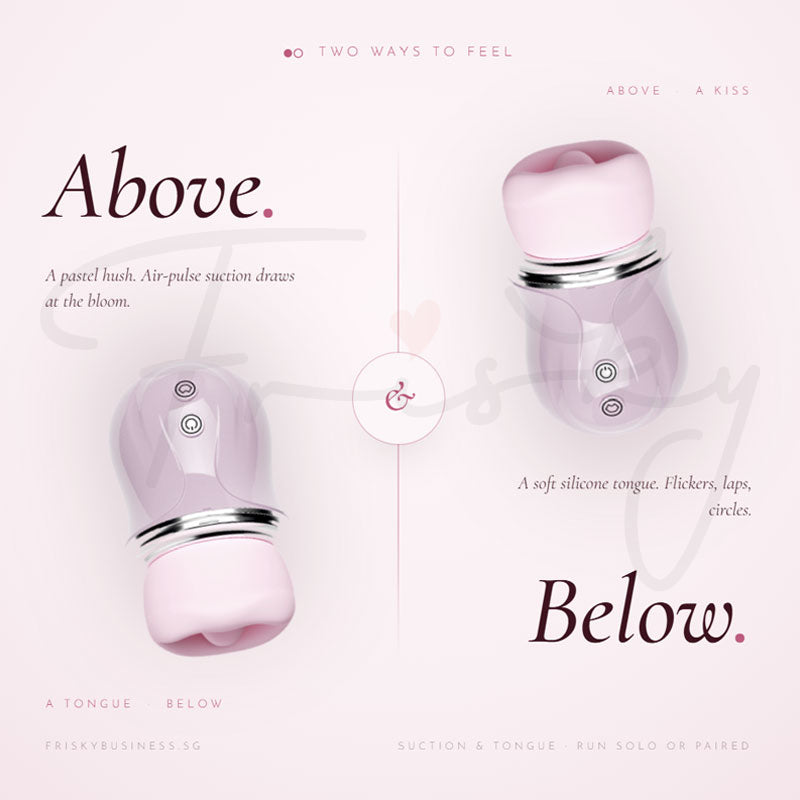Tulip Kiss Suction & Tongue Vibe with App Control