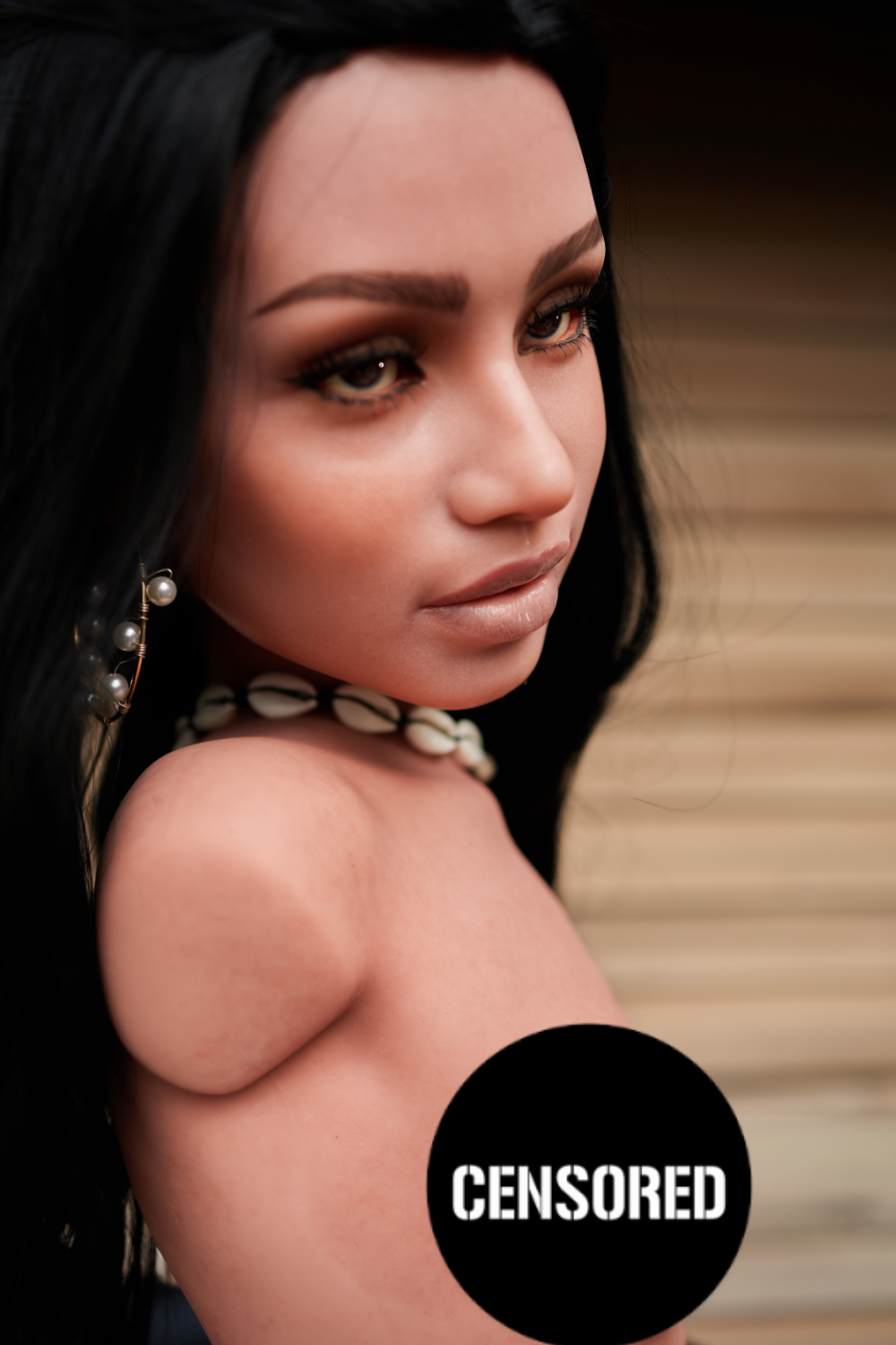 CLIMAX DOLL - ULW 881# Silicone Torso - Raven