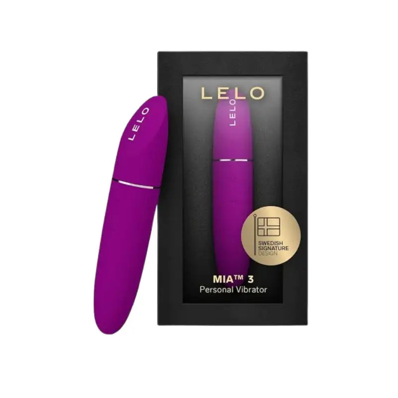 LELO Mia 3 Clitoral Vibrator Deep Rose compact rechargeable device with powerful pulsations for precise stimulation Singapore