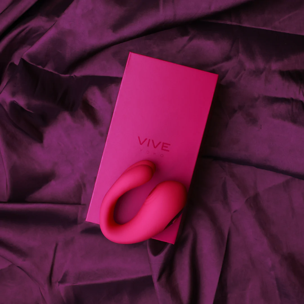 SHOTS - Yoko Triple Action Vibrator Dual Prongs with Clitoral Pulse Wave - Pink