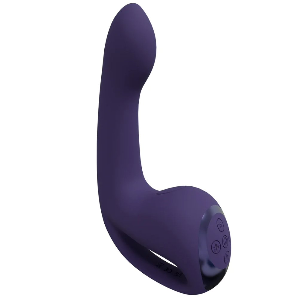 SHOTS - Riko Triple Motor Thumper with Advanced Finger Motion & Pulse Wave Stimulator - Purple