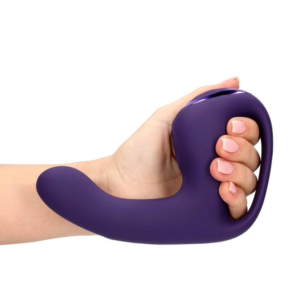 SHOTS - Riko Triple Motor Thumper with Advanced Finger Motion & Pulse Wave Stimulator - Purple