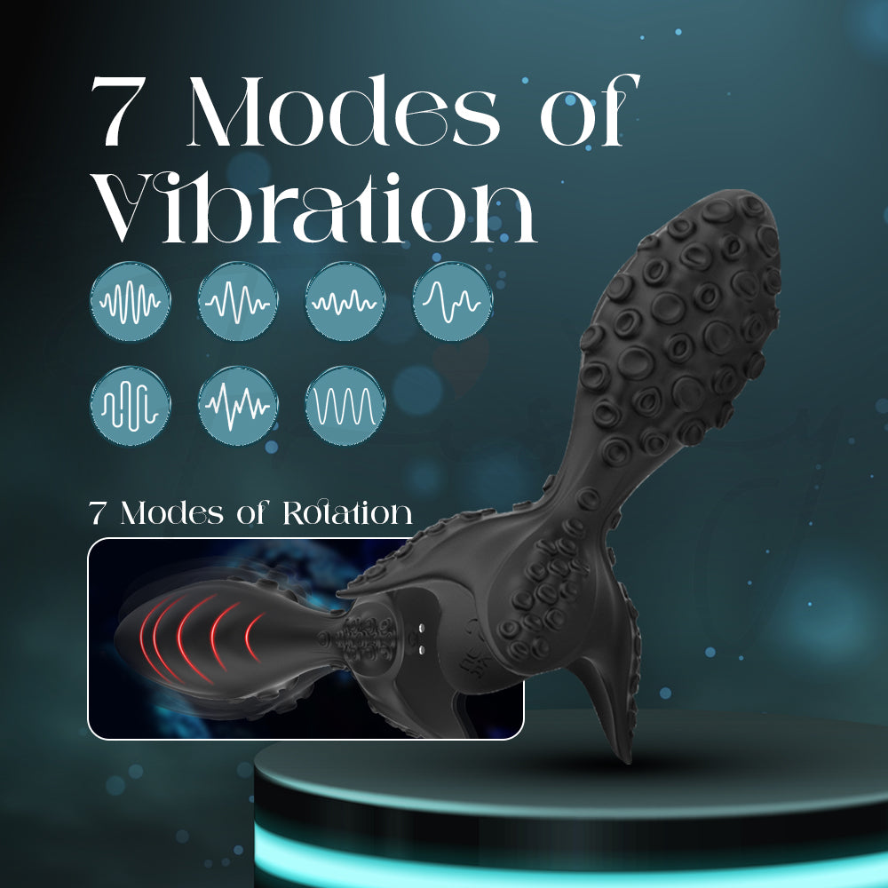 Illustration highlighting seven vibration modes with dynamic wave pattern visuals