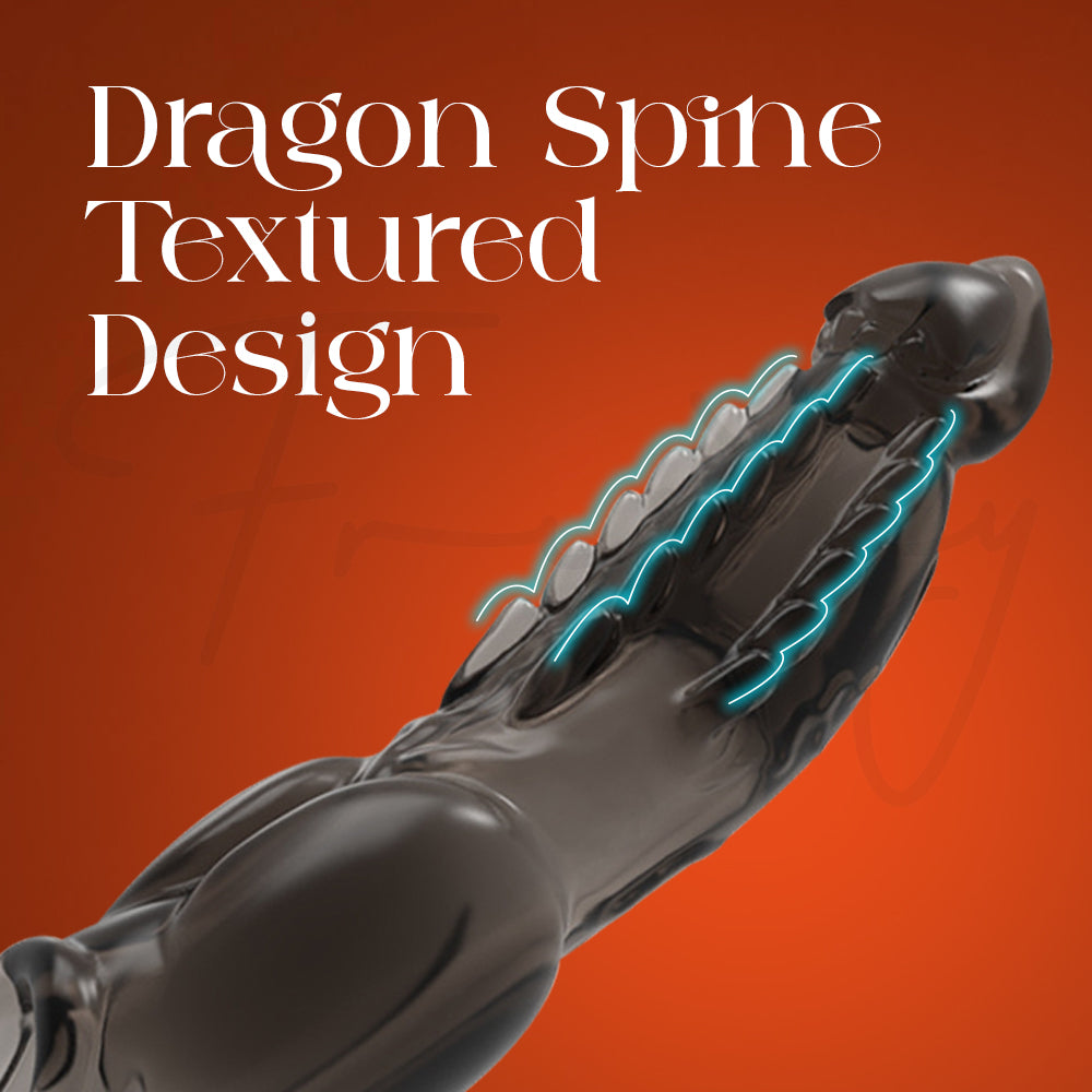 Close-up of raised spine-like ridges designed for enhanced textured stimulation