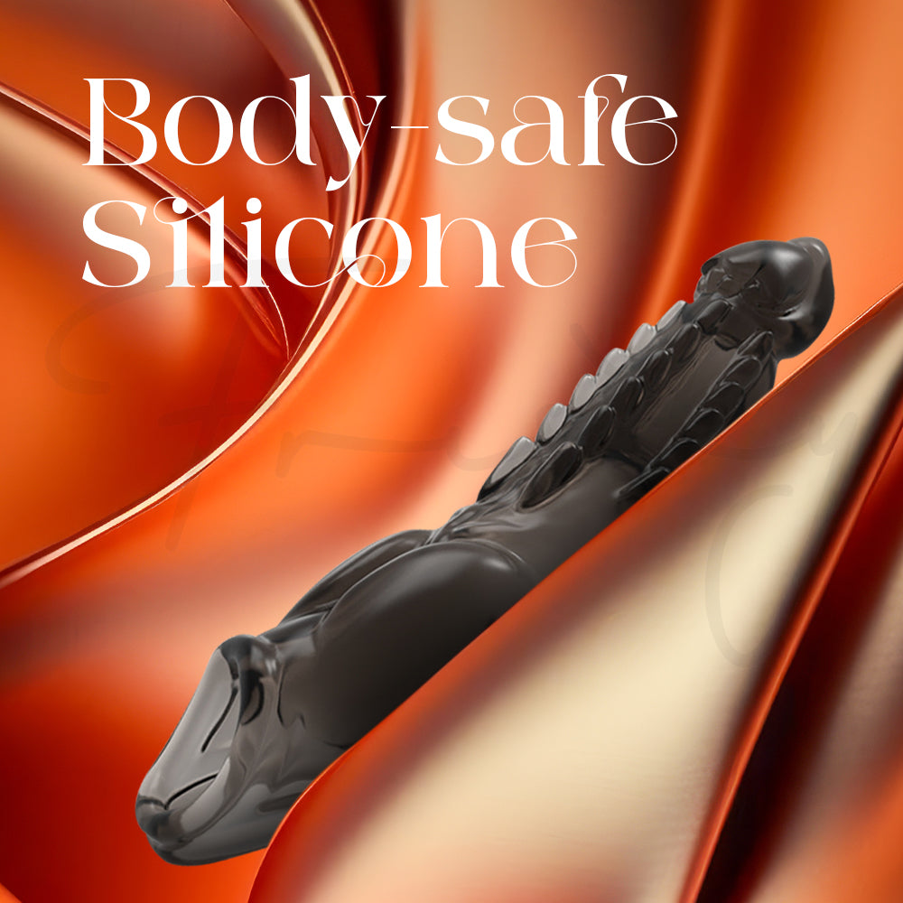 Smooth silicone material highlighted to show soft, flexible, and safe texture