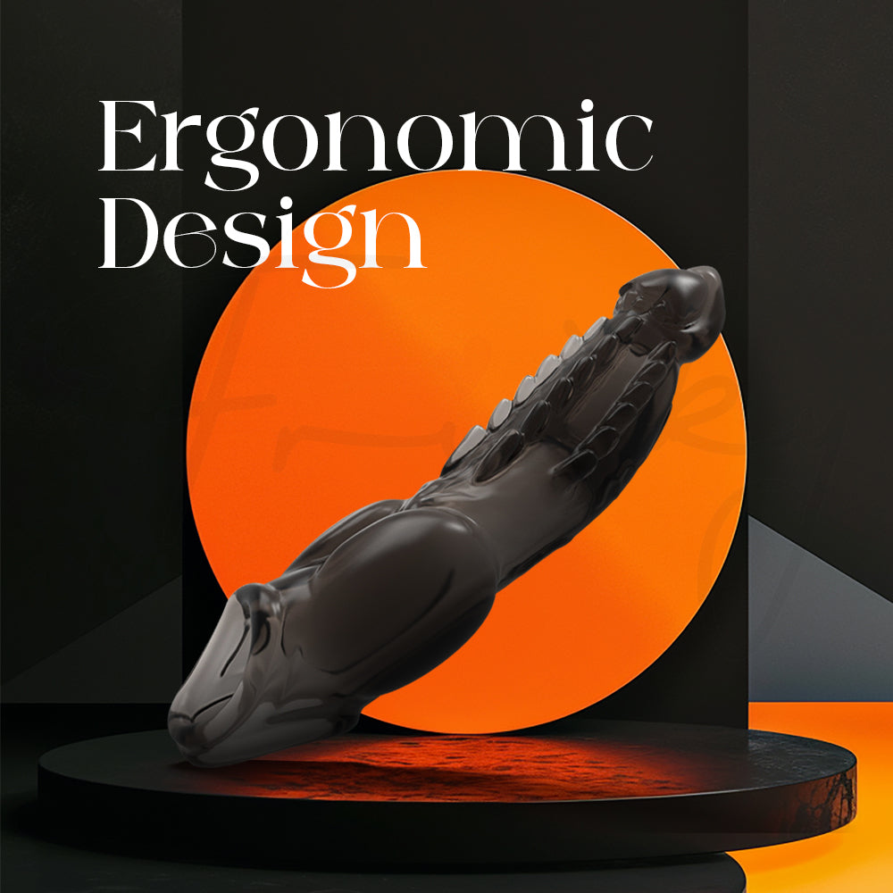 Curved ergonomic shape displayed to emphasize comfort and natural fit