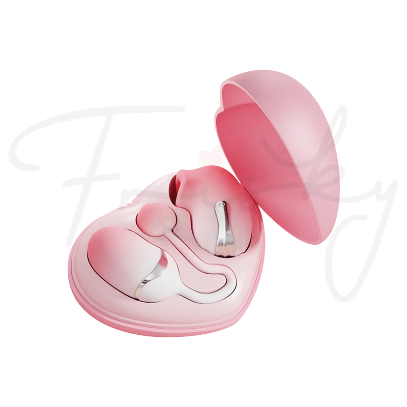 Pink rounded case shown closed on a plain white background.