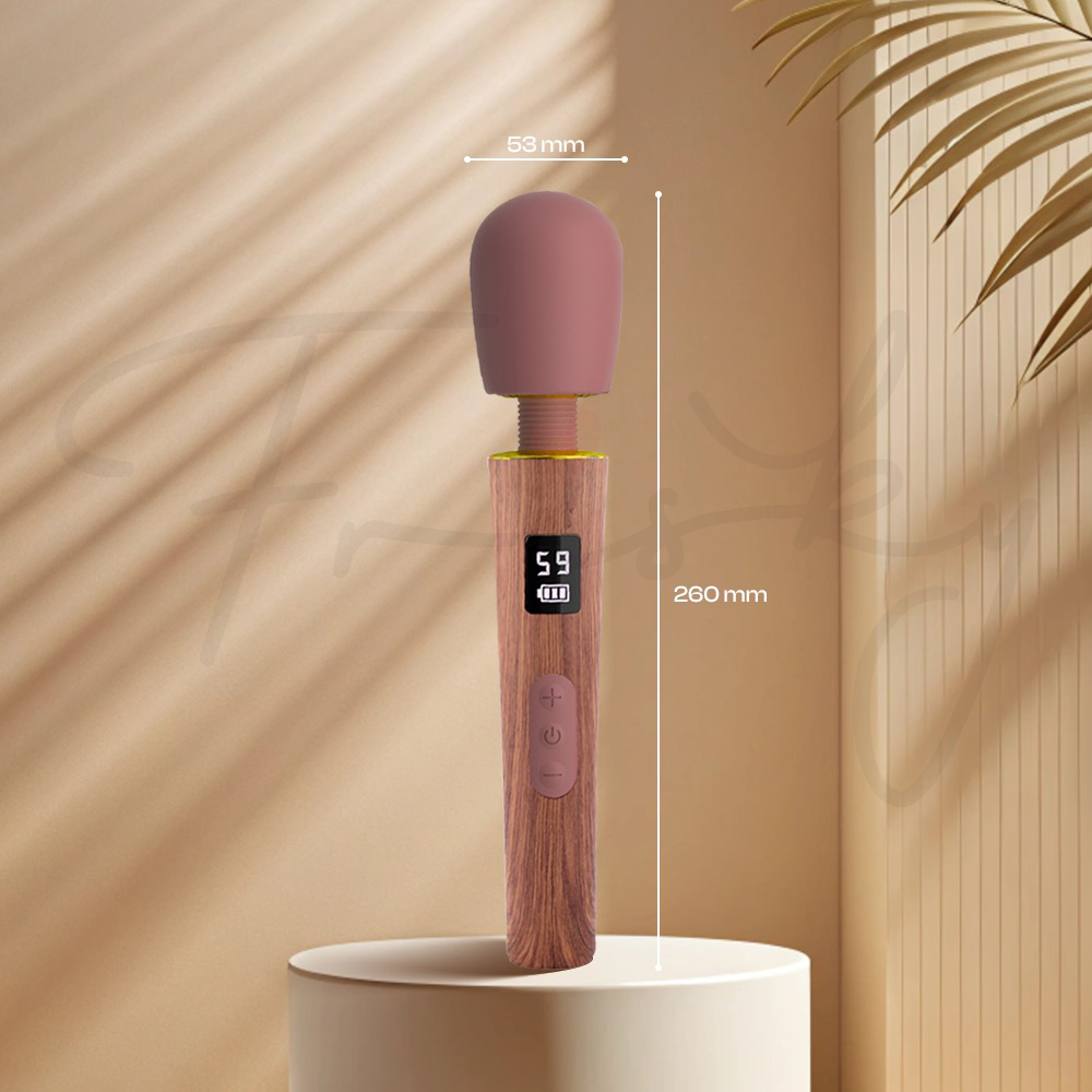 ElmWave  - LCD Screen Display Large AV Wand Vibrator
