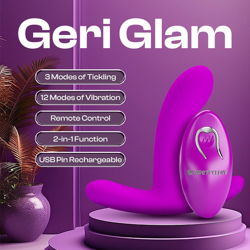 Geri Glam - Remote Control 2-in-1 Wearable Vibrator