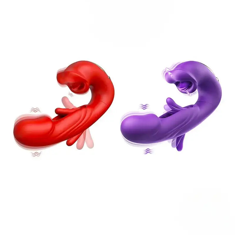 Unique Touch - Flapping Wearable Vibrator With Licking - Frisky Business Adult Sex Toys Shop