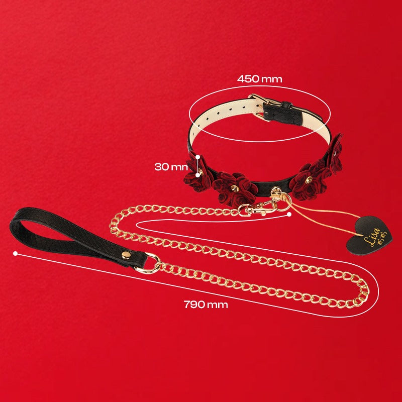 Crimson Collar - Genuine Leather Neck Collar