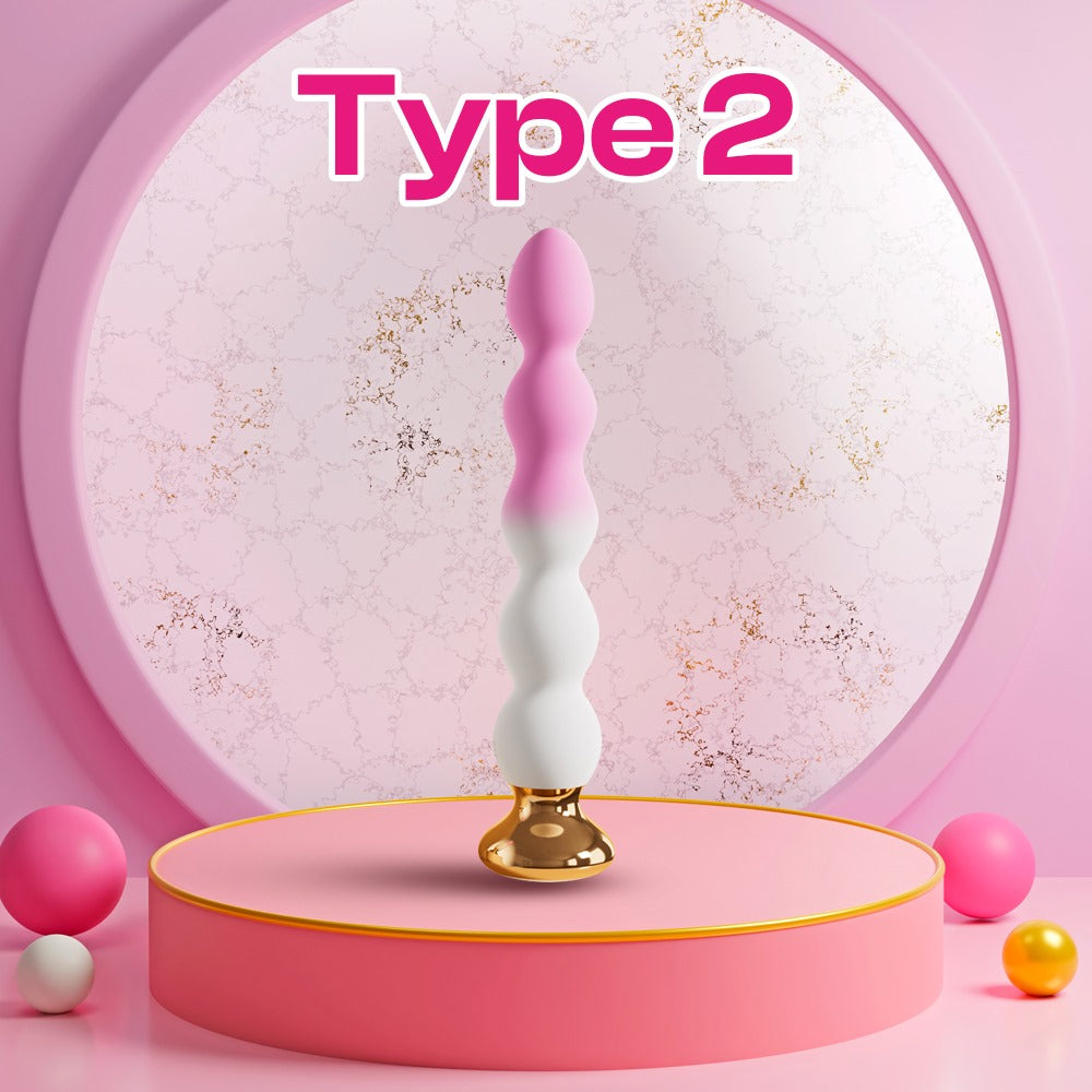 Pink Arc – APP/Remote Control Vibrating Gradient Anal Plug/Baton