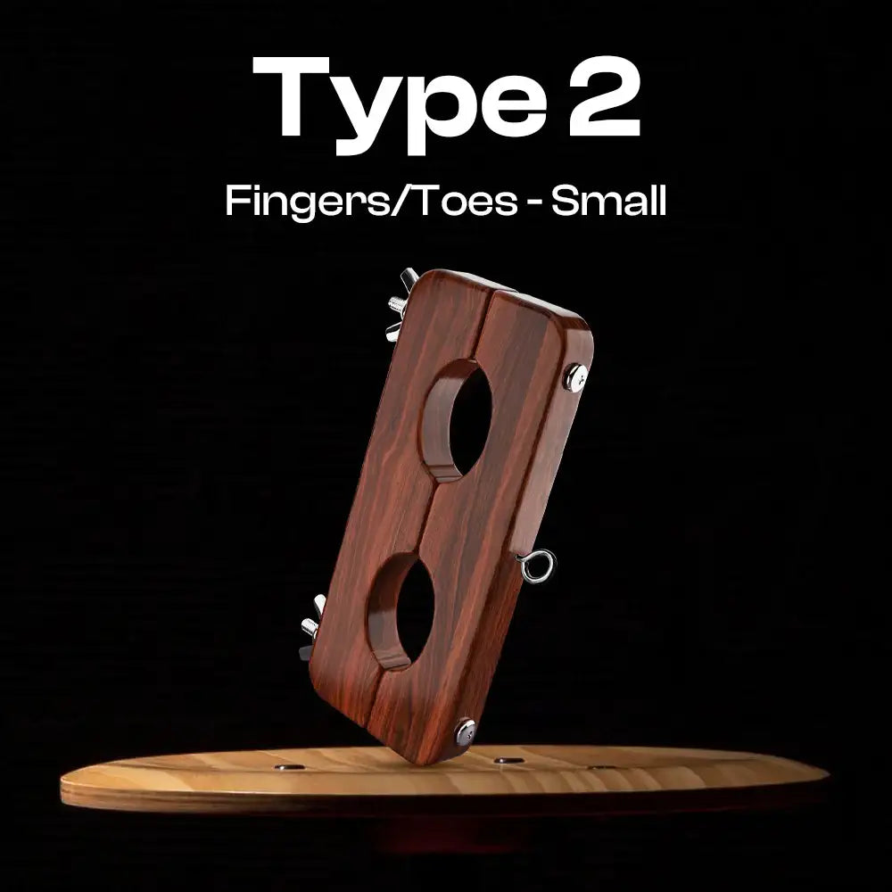 Primal Bind - Pearwood Shackles for Wrist, Thumbs and Toes - Frisky Business Adult Sex Toys Shop