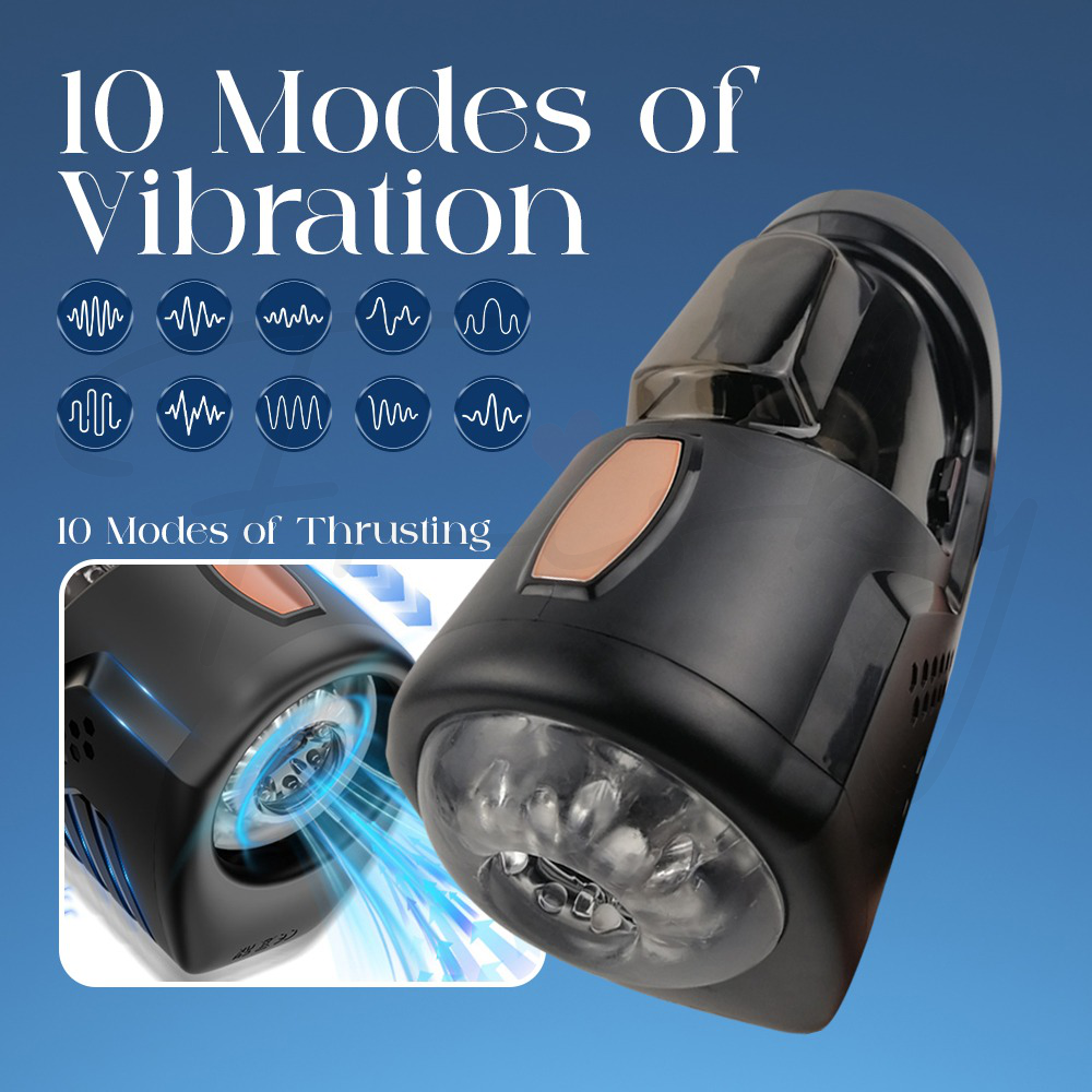 Space Capsule with glowing interior, highlighting 10 thrusting and vibration modes.