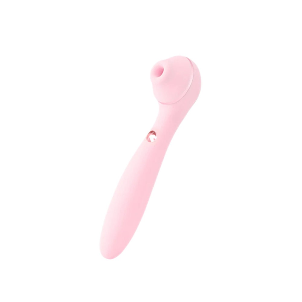 KISSTOY® Polly Max Pink Vibrator with Ergonomic Curved Design for Comfortable Use Singapore
