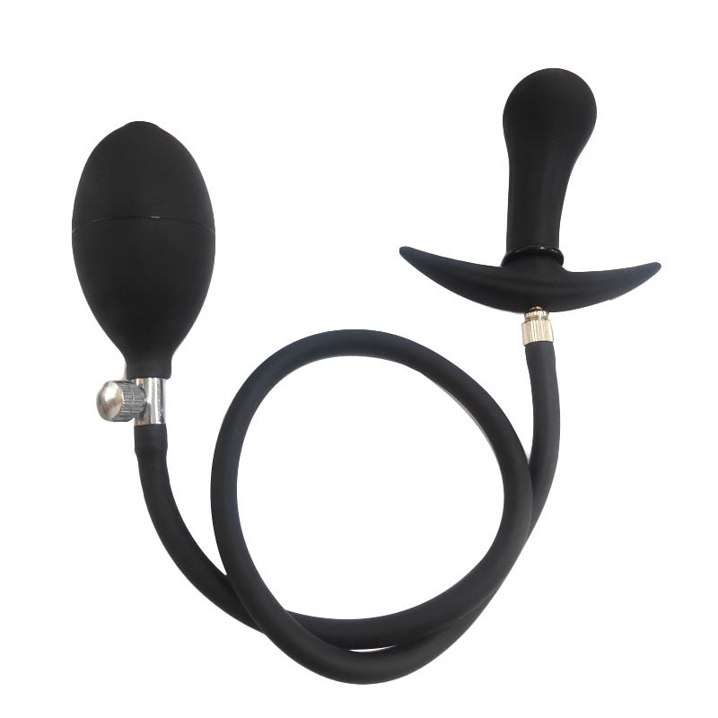 Vairon Knot - Inflatable Beaded Anal Plug with Cock Ring Vibrator