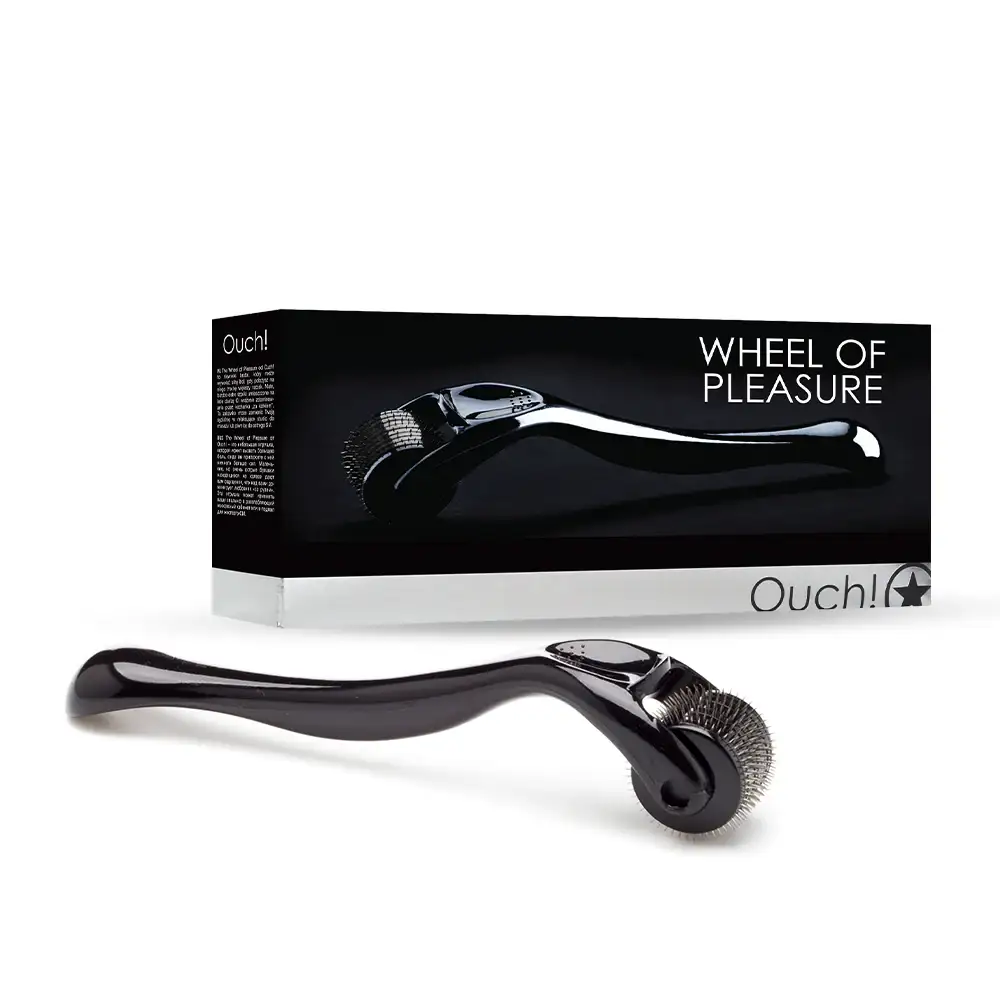 SHOTS Ouch! Wheel of Pleasure interactive spinning game with multiple options for adult play and partner fun Singapore