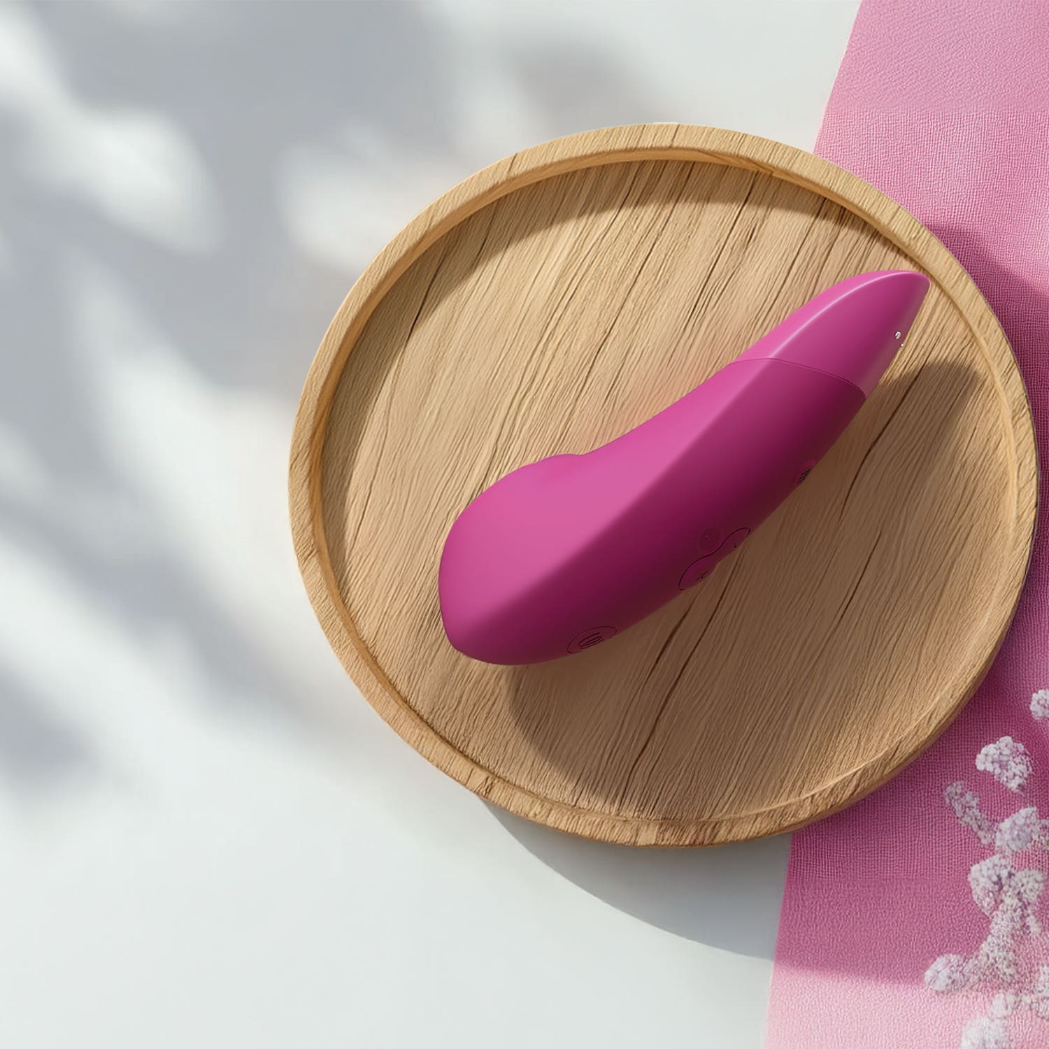 Womanizer - Enhance 2-in-1 Clitoral Stimulator - Vibrant Pink