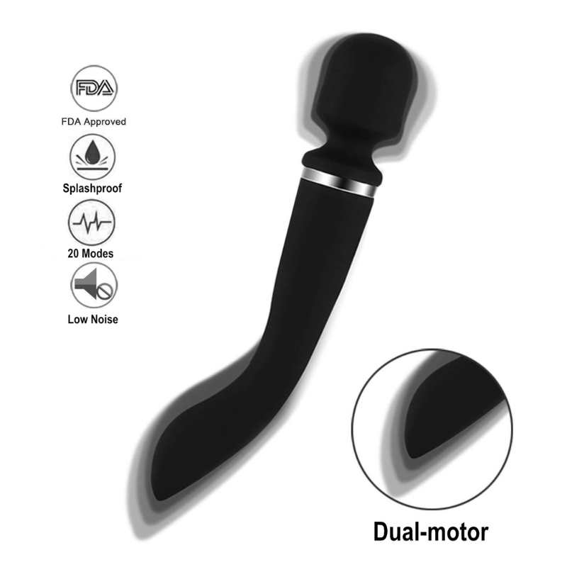 Powerful Wand Vibrator - Vibration at Both Ends