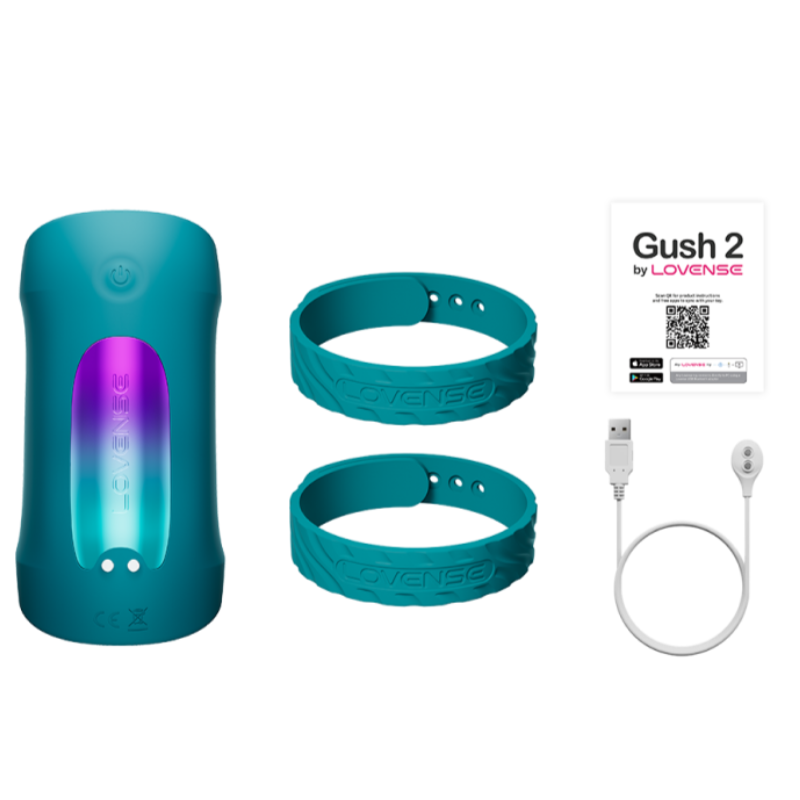 Lovense - Gush 2 App-Controlled Oscillating Penis Massager