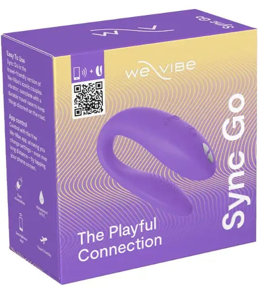 We-Vibe Sync GO - Light Purple, App Enabled, Adult Couples Sex Toy Vibrators