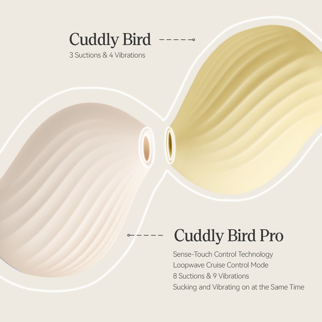 OSUGA® Cuddly Bird Pro - Clitoral Sucking Stimulation & Bedside Lamp