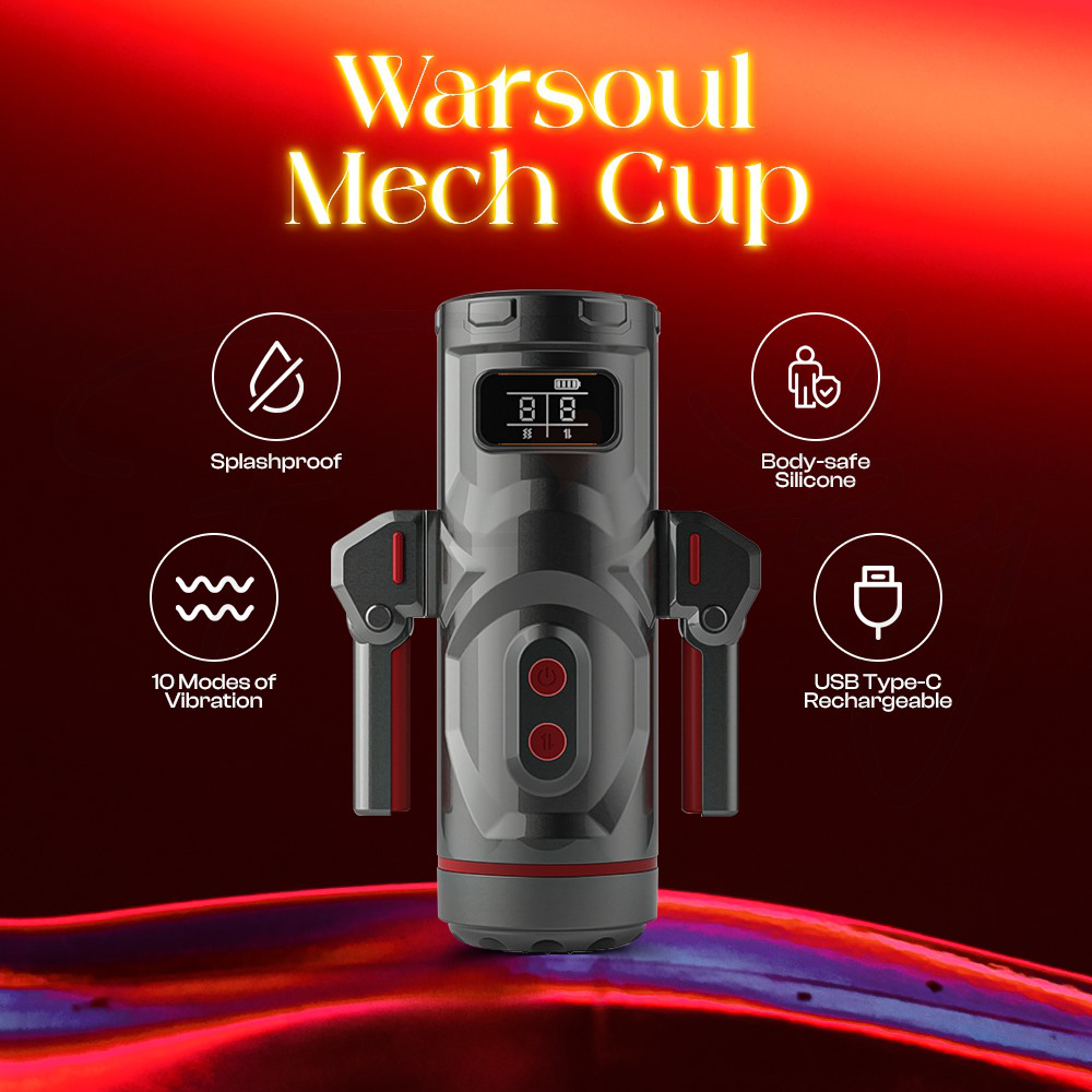 Warsoul Mech Cup - APP Control Automatic Thrusting, Suction Masturbator