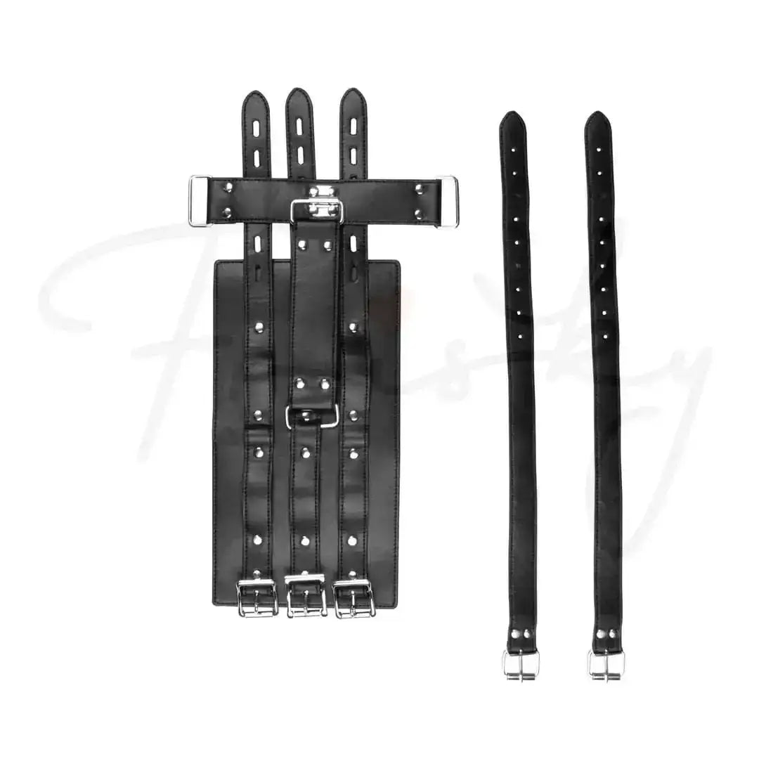 SHOTS Ouch! Complete Arm Restraints black quick-release buckles for easy application and hands-free adult play Singapore