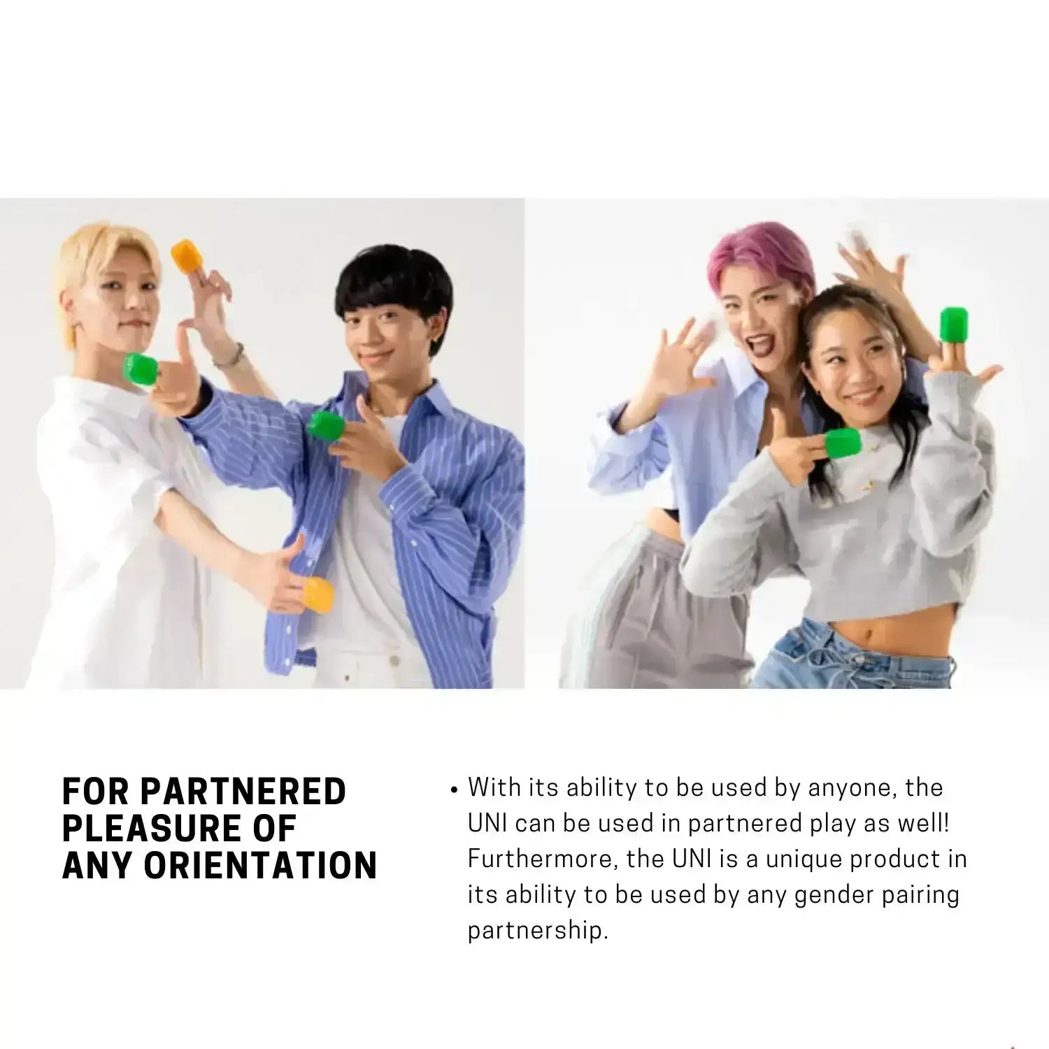 Tenga - Uni Unisex & Universal Masturbator for Men and Women Amethyst - Frisky Business Adult Sex Toys Shop