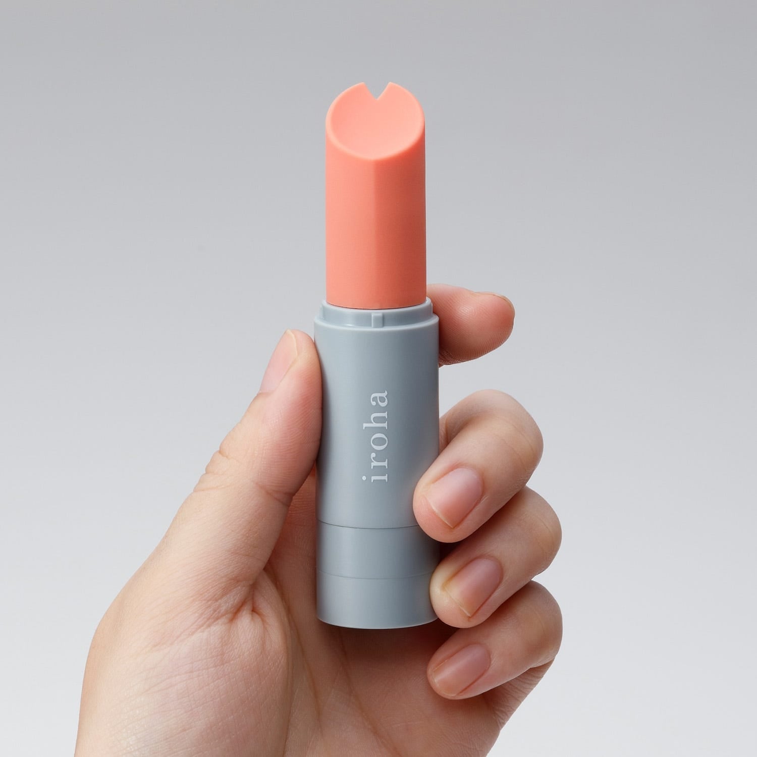 Iroha - Stick Coral X Grey Lipstick Clitoral Vibrator