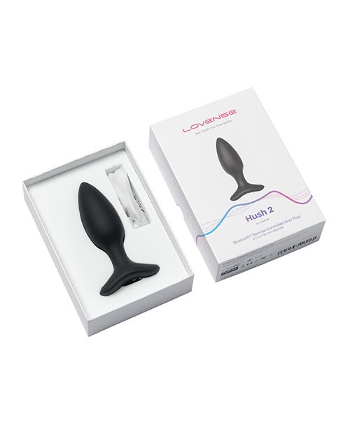 Lovense Hush 2 (1.5 in) - Bluetooth Remote-Controlled Butt Plug