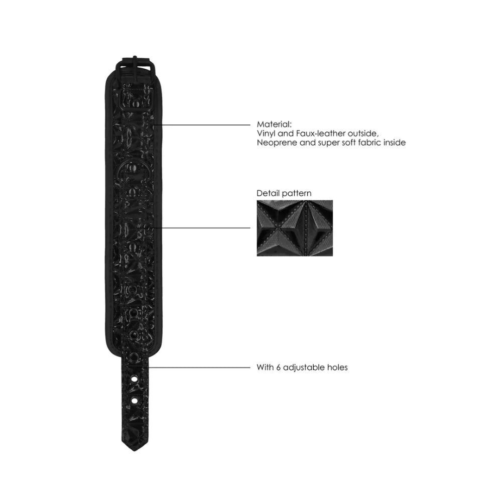 SHOTS Ouch! - Diamond Pattern Handcuffs