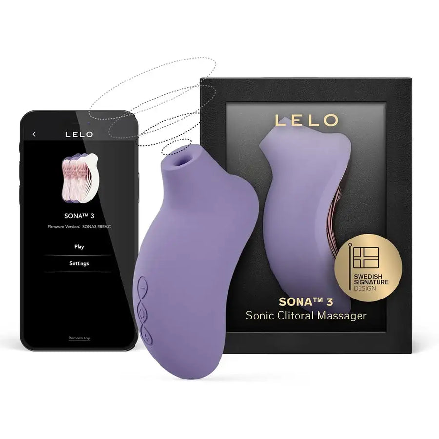 LELO Sona 3 Sensonic Violet Dusk app-controlled clitoral stimulator with advanced sonic pulses for precise personal pleasure Singapore