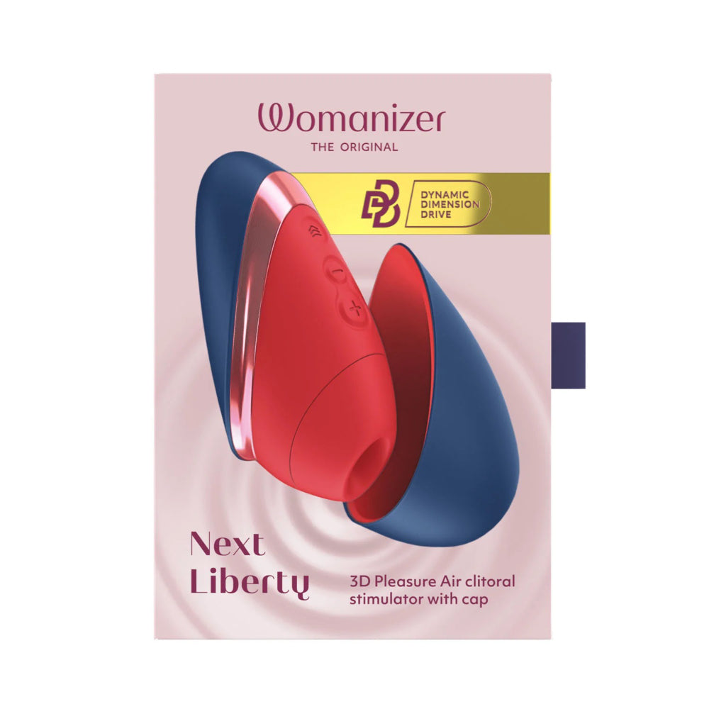 Womanizer Next Liberty - Clitoral Stimulator - Blue Red
