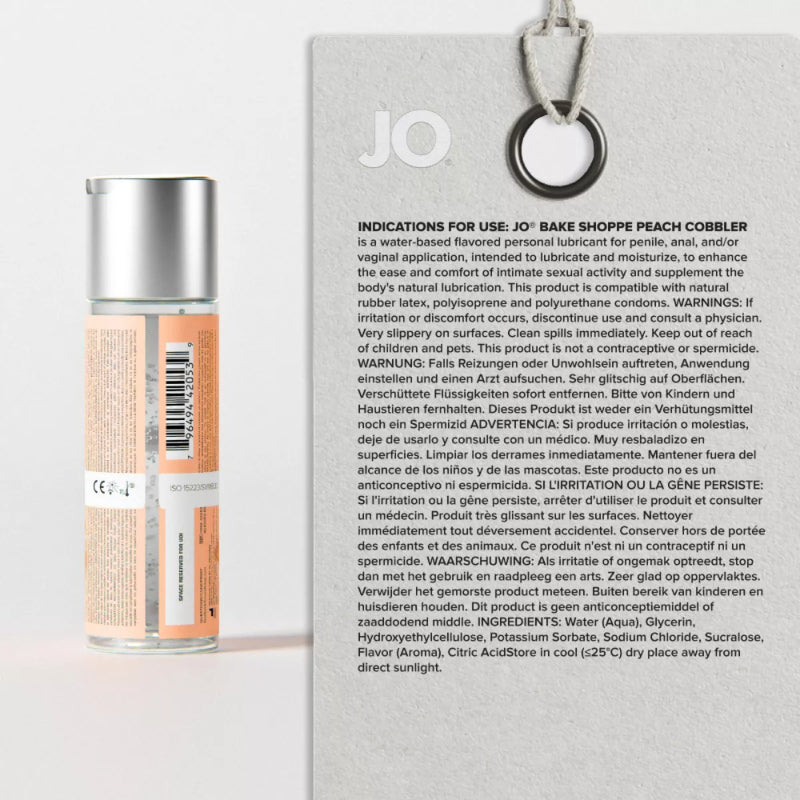 System JO - Bake Shoppe Peach Cobbler Lubricant - 60ml