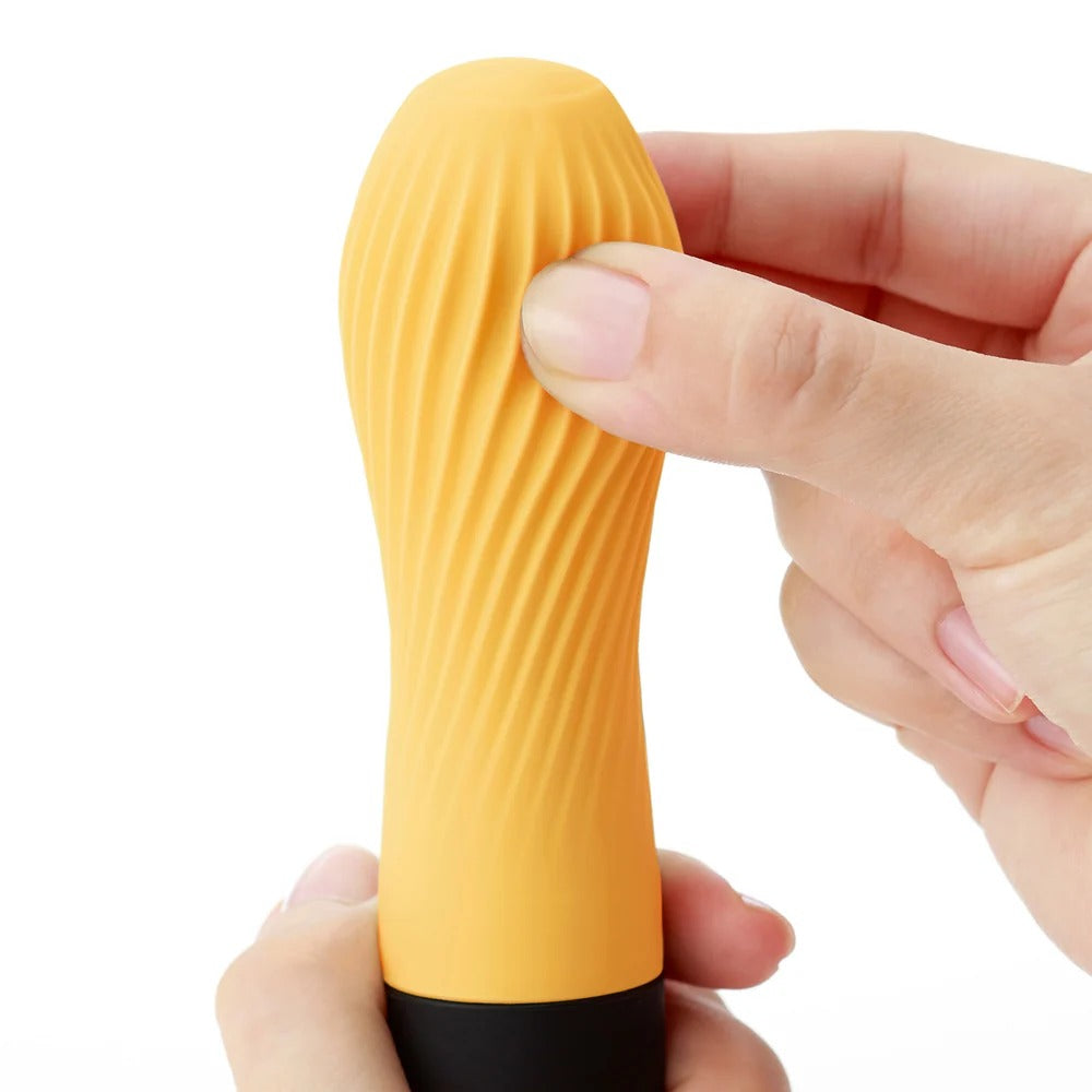 Iroha Zen Hanacha yellow massager product image on white