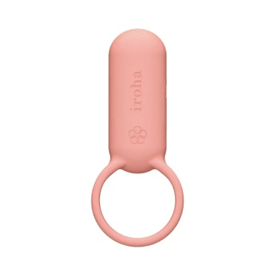 Iroha SVR Vibrating Cock Ring Coral Pink flexible silicone ergonomic design Singapore