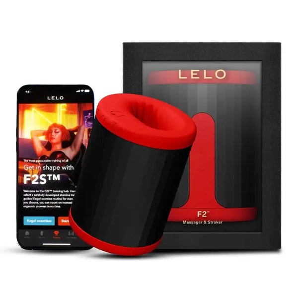 Lelo - F2S App-Controlled Stamina Trainer and Male Stroker  - Red